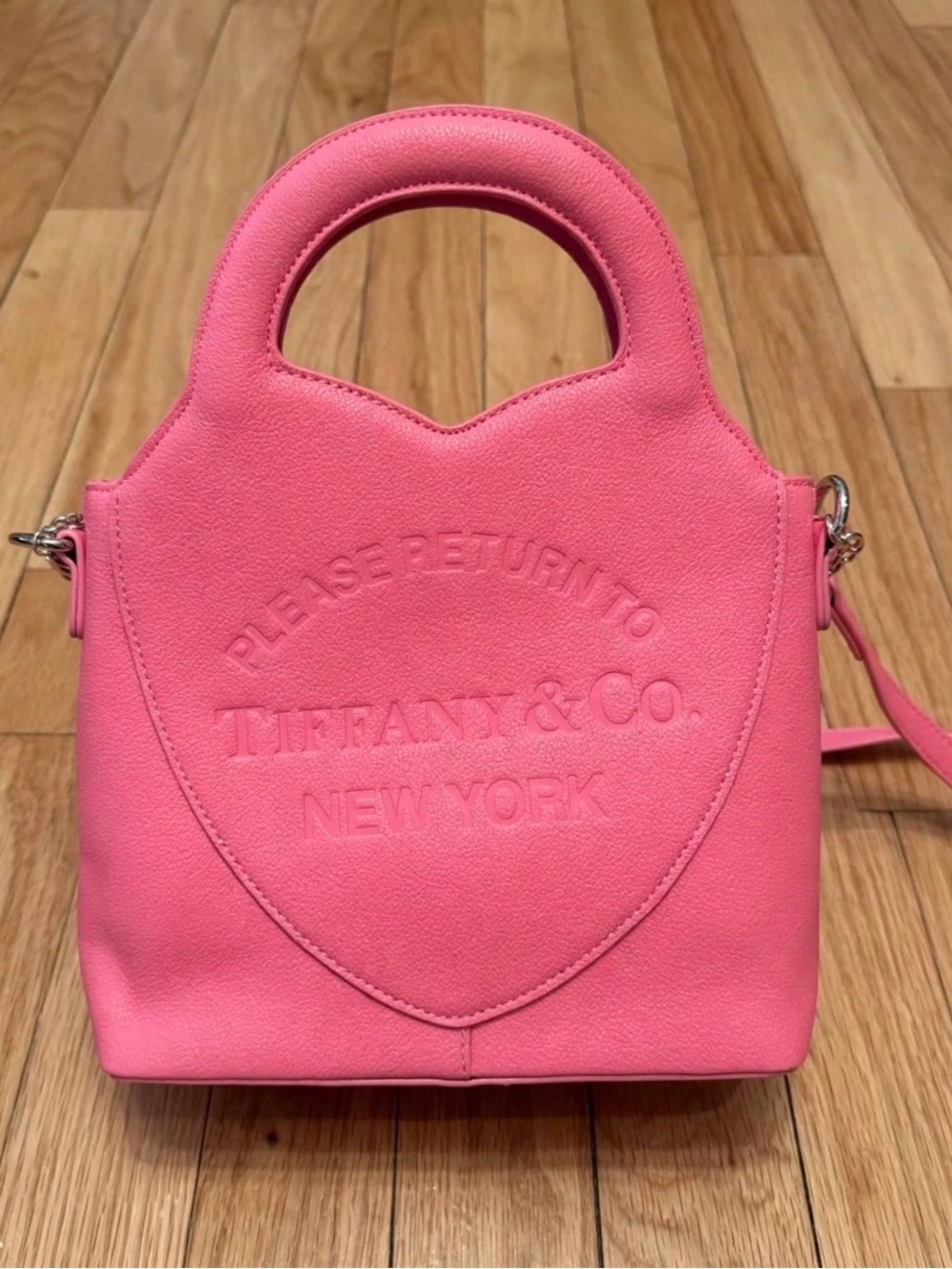 Inspired Pink Tote with Embossed Logo